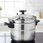 OLLA DE PRESIÓN PREMIUM DE ACERO INOXIDABLE 🔥 - Convierte horas de cocina en minutos.