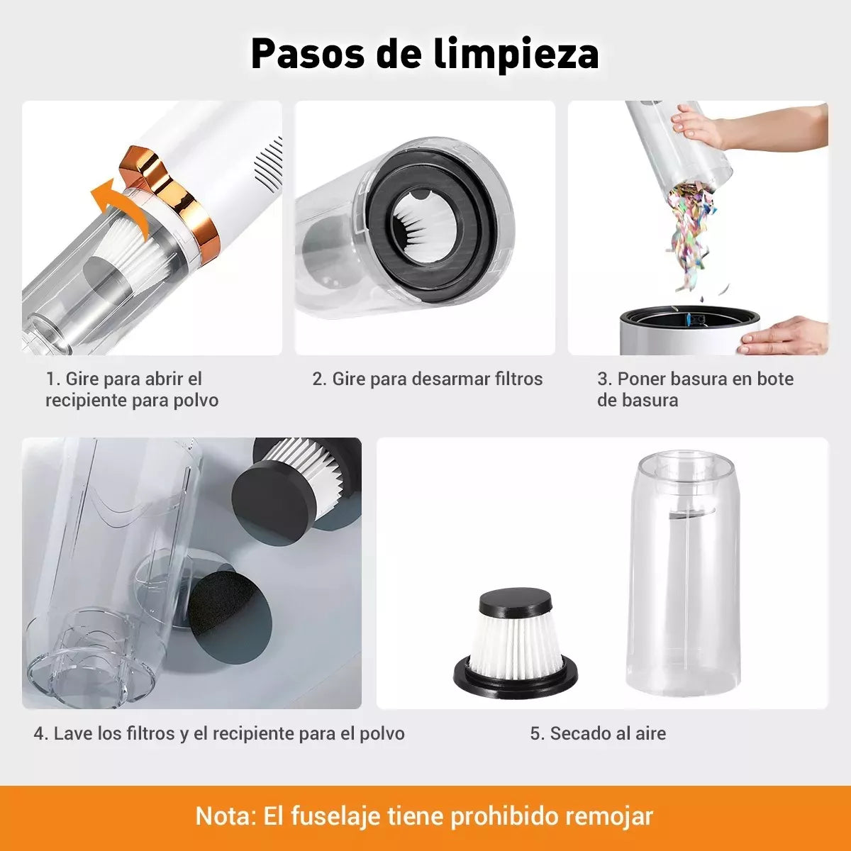 Aspiradora 3 en 1 ✨ Inalambrica 🔋 SmartVacuum