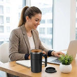 Taza Termica 🌡️♨️ Mezcladora con Pantalla LED🔋