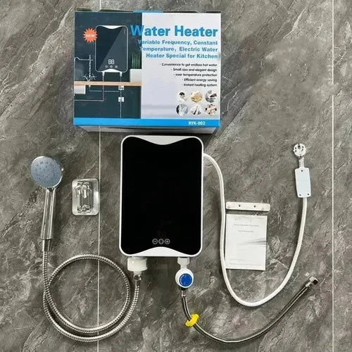Calentador de Agua 💧🔥🌡️ + Ducha🚿 + Kit de Instalación🔧