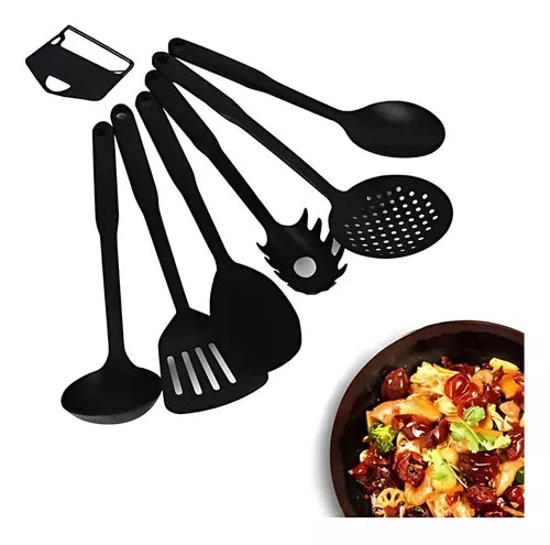 Set de Ollas 🍳 Antiadherentes de 13 Pcs 👨‍🍳 (Incluye Utensidios de Cocina)