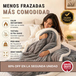 Frazada Premium 🔥 de 2Kg - 200 x 220 cm - Un Escudo Contra El Frío.❄️ (Te llamaremos para confirmar colores disponibles)