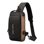 Bolso Oxford Grado Militar Impermeable  💼💧 + Cerradura 🔒 + Puerto USB 🔋