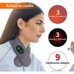 Masajeador 💆 Térmico De Cuello 2 en 1 (Vibración 📳 y Terapia Calor🌡️)