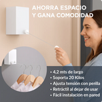 Tentedero Retractil Extensible 🧺 - Ahorra Espacio y Gana comodidad