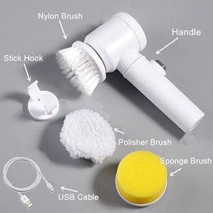 Cepillo de Limpieza Recargable 🔋 Magic Brush 5 en 1 – Tendencias Chiile